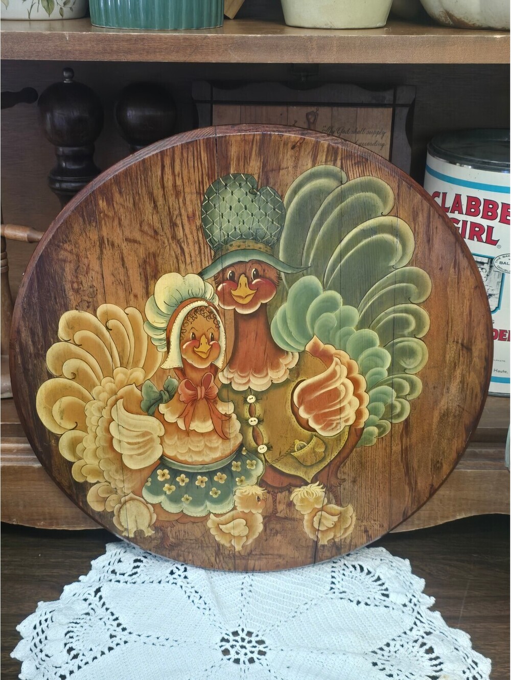 Fall Turkey Chicken handmade wall decor Thanksgiving Country